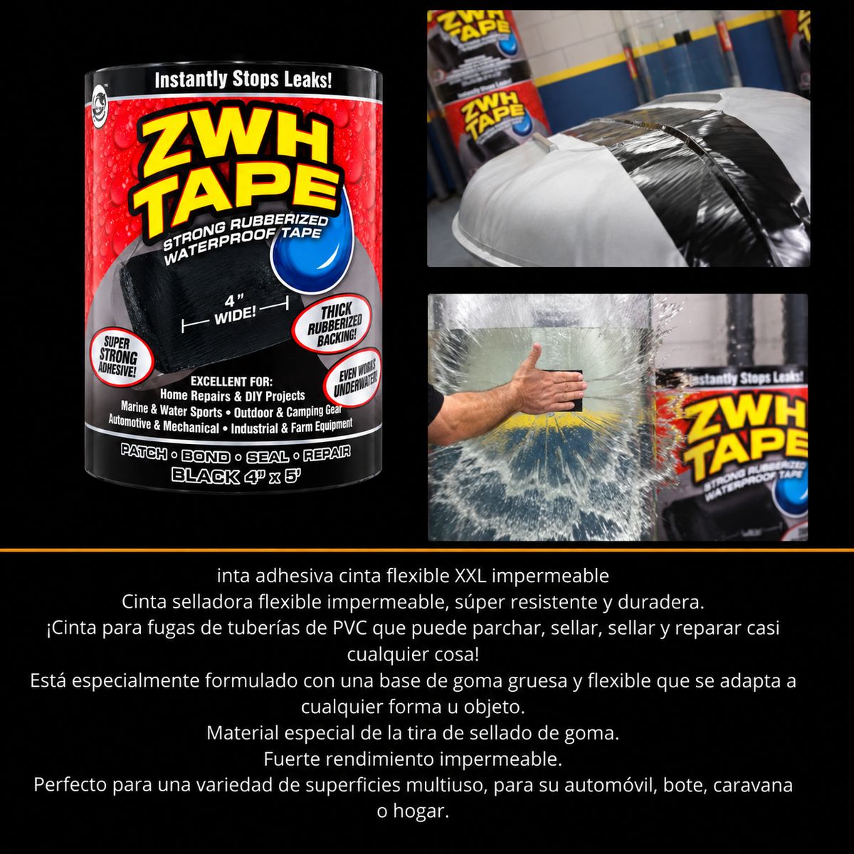 CINTA ADHESIVA FLEXIBLE - ZWH TAPE