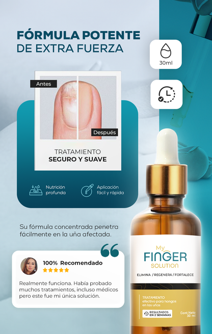 MY FINGER SOLUTION - ELIMINA HONGOS DE PIES Y UÑAS